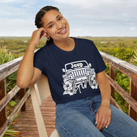 All Terrain Vehicle Girl Hibiscus Floral Unisex Graphic Tee! Summer Vibes! Free Shipping!