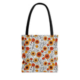 Sunflowers and Roses Fall Vibes Tote Bag!