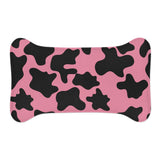 Black and Pink Cow Print Pet Feeding Mats! Dog and Cat Shapes! Foxy Pets! Free Shipping!!!