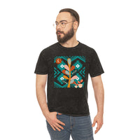 Aztec Boho Plant a Tree Distressed Unisex Mineral Wash T-Shirt! New Colors! Free Shipping!!!