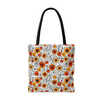 Sunflowers and Roses Fall Vibes Tote Bag!