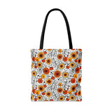 Sunflowers and Roses Fall Vibes Tote Bag!