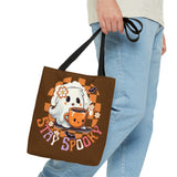 Stay Spooky Happy Little Ghost Halloween Fall Vibes Tote Bag!