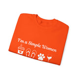 I'm a Simple Women Unisex Sweatshirt! Plus Sizes Available!