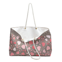 Valentines Day Blush Pink Heart Assortment XoXo Vacation Travel Weekender Bag! Free Shipping!!!