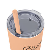 Custom Name Personalized Botanical Garden Tumblers Skinny Tumbler with Straw, 20oz! Multiple Colors Available!