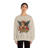 Valentines Day Cupid University Owl 1971 Unisex Sweatshirt! Retro! Plus Sizes Available!