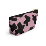 Lavender Cow Print Travel Accessory Pouch, Check Out My Matching Weekender Bag! Free Shipping!!!