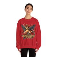 Valentines Day Cupid University Owl 1971 Unisex Sweatshirt! Retro! Plus Sizes Available!