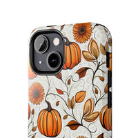 Vining Pumpkins Fall Vibes Tough Phone Cases!