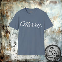 Merry Period Christmas Unisex Graphic Tees! Winter Vibes! All New Heather Colors!!!