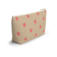 Strawberry Cream Accessory Pouch, Check Out My Matching Weekender Bag! Free Shipping!!!