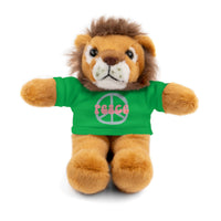 Peace Symbol Stuffed Animals! 6 Different Animals to Choose From! Free Shipping!