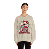 Have The day you Deserve Christmas edition Dead Inside Unisex Heavy Blend Crewneck Sweatshirt!