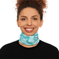 Blue Waves Lightweight Neck Gaiter! 4 Sizes Available! Free Shipping! UPF +50! Great For All Outdoor Sports!