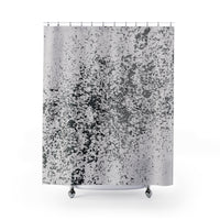 Grey, black, and White Splatter Shower Curtains!