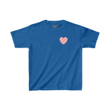 Valentines Day Pink Plaid Basics Wear Anywhere Kids Heavy Cotton Tee! Foxy Kids! Free Shipping!