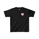 Valentines Day Pink Plaid Basics Wear Anywhere Kids Heavy Cotton Tee! Foxy Kids! Free Shipping!