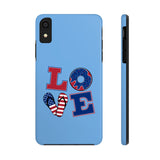 Love Red white and Blue Independence Day Tough Phone Cases!