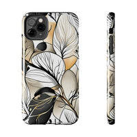 Neutral Autumn Leaves Fall Vibes Tough Phone Cases!