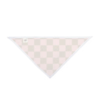 Pink and Cream Plaid Pet Bandana! Foxy Pets! Free Shipping!!!