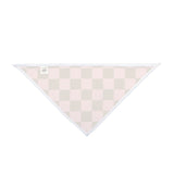 Pink and Cream Plaid Pet Bandana! Foxy Pets! Free Shipping!!!