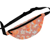 Coral Orange Splash Unisex Fanny Pack! Free Shipping! One Size Fits Most!