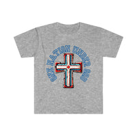 One Nation Under God USA Cross Independence Day Unisex Graphic Tees!