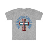 One Nation Under God USA Cross Independence Day Unisex Graphic Tees!