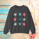 Starfish Medley Unisex Sweatshirt! Plus Sizes Available!