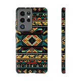 Black Aztec Tough Cases! Cellphone Cases! Multiple Sizes Available! Apple iPhone, Samsung Galaxy, and Google Pixel devices!