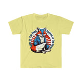 Land of The Free Because of The Brave Fox Version Unisex Graphic Tees! Independence Day!