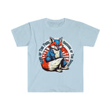 Land of The Free Because of The Brave Fox Version Unisex Graphic Tees! Independence Day!