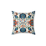 Western/Boho Red and Blue Florals Square Pillow!