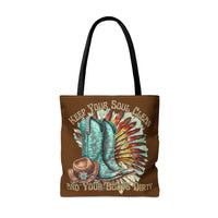 Keep Your Soul Clean and Your Boots Dirty Fall Vibes Tote Bag!