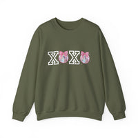 Valentines Day Sweatshirt Xoxo Disco Coquette/Back Printed