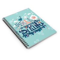 Hello Spring Aqua and Teal Journal! Free Shipping! Great for Gifting!