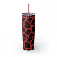 Your So Golden Butterfly Cow Printed Skinny Tumbler with Straw, 20oz! Multiple Colors!