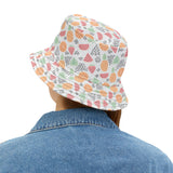 Fruit Medley Farmers Market Inspired Unisex Bucket Hat! Free Shipping! Made in The USA!