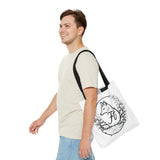 Crisp White Branded Freckled Fox Company 2024 Merch Tote Bag! Merch