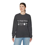 I'm a Simple Women Unisex Sweatshirt! Plus Sizes Available!