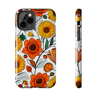 Sunflower Daisy Medley Fall Vibes Tough Phone Cases!