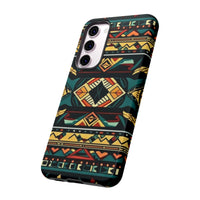 Black Aztec Tough Cases! Cellphone Cases! Multiple Sizes Available! Apple iPhone, Samsung Galaxy, and Google Pixel devices!