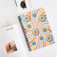 Boho Pastel Smiley Face Daisy Journal! Free Shipping! Great for Gifting!