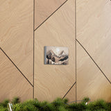 Western/Boho Mountain Scenery in Blacks and Browns Canvas Gallery Wraps!