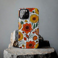 Sunflower Daisy Medley Fall Vibes Tough Phone Cases!