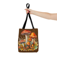 Wild Autumn Mushrooms Fall Vibes Tote Bag!