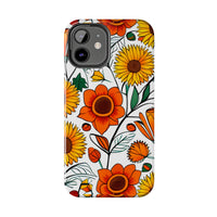 Sunflower Daisy Medley Fall Vibes Tough Phone Cases!