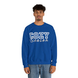 1 Cozy Season Christmas Edition Unisex Heavy Blend Crewneck Sweatshirt! Winter Vibes!