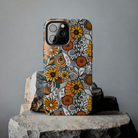 Retro Autumn Daisey's Fall Vibes Tough Phone Cases!